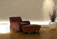 a sofa in a really nice interior